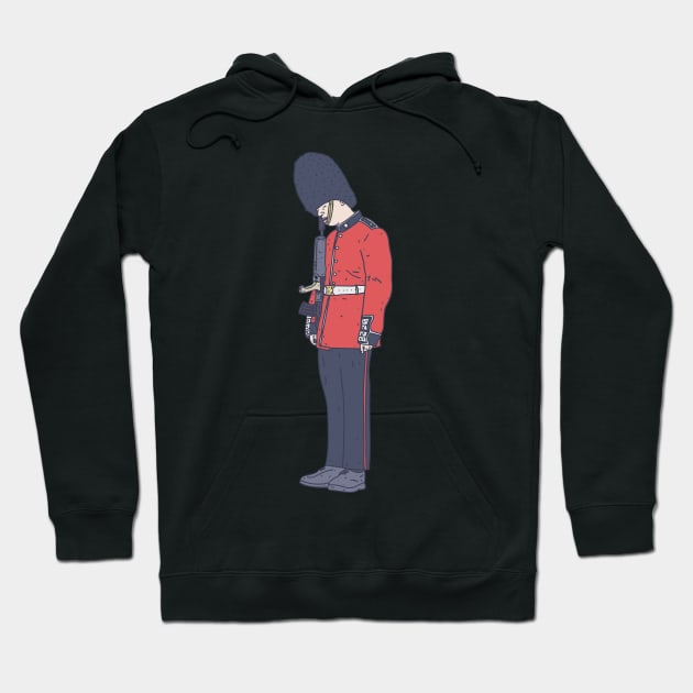 Heavy Sleeper - Sound Asleep - British Guard Hoodie by DeWinnes